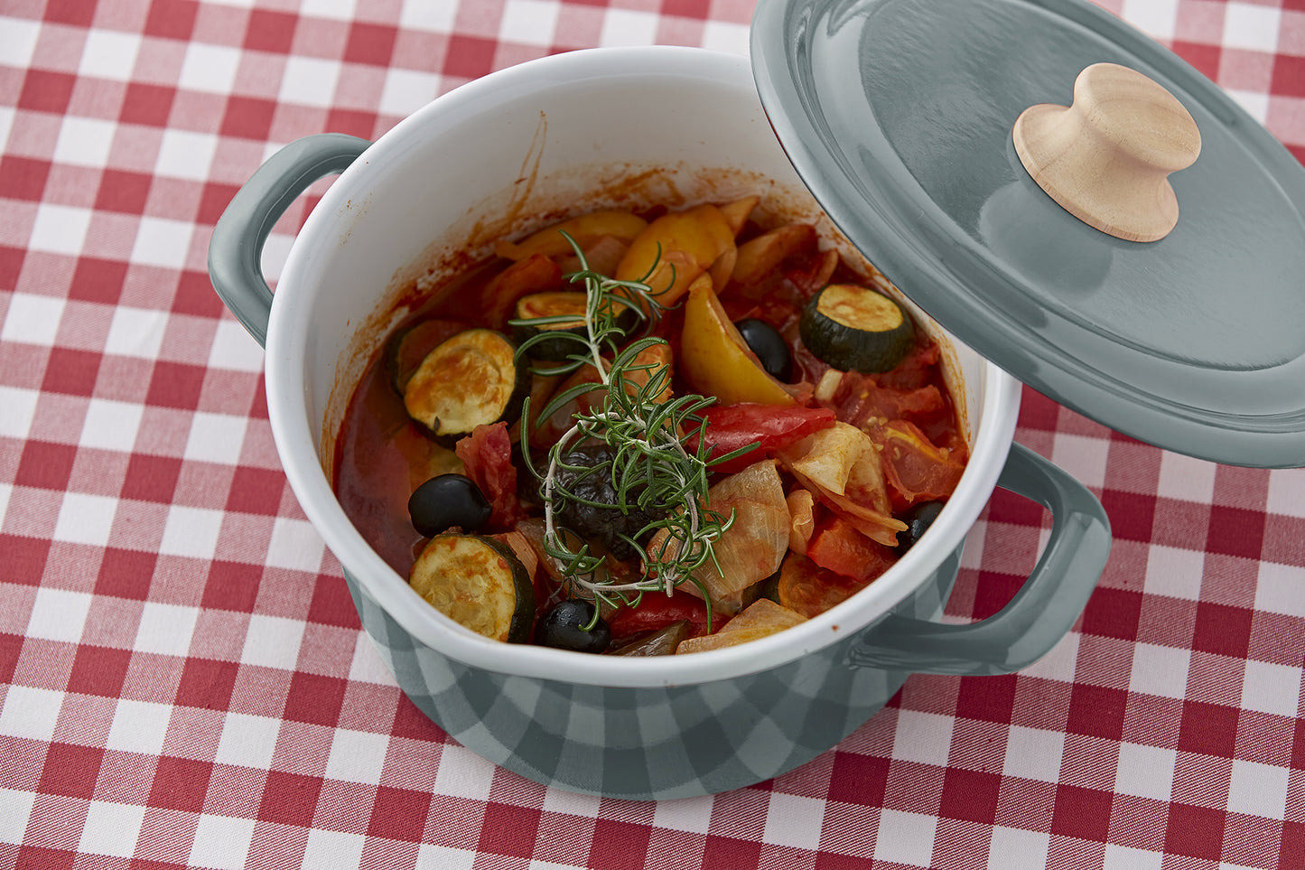 Smoke Blue Casserole 18cm (2.3 Liters)