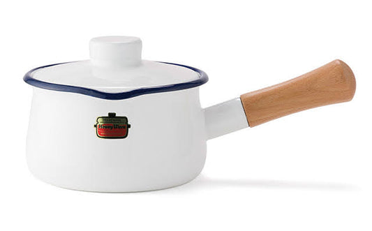 White Milk/Sauce Pan 15cm (1.2 Liters)