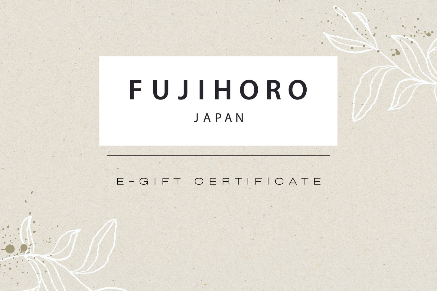 The Fujihoro Gift Card