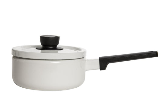 White Saucepan 18cm (2.2 Liters)